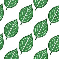 Botanical Foxglove Leaves Seamless Pattern for Spring Textiles vector