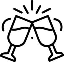 Bokeh digital art of coworkers clinking glasses during a team celebration vector