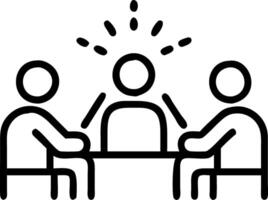 Bokeh digital art of a team enjoying a celebratory office lunch together vector