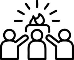 Bokeh digital art of a group of employees cutting a cake at an office event vector