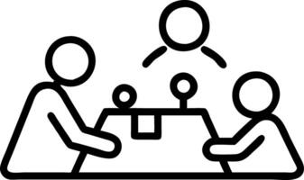 Bokeh digital art of a family playing board games around a glowing table. vector