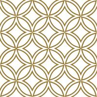 Art Deco vine seamless tile pattern with geometric vine motifs and gold accents for luxurious interiors vector