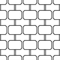 Abstract square lines seamless pattern striking isolated white background ideal for edgy brand visuals modern stationery bold packaging vector