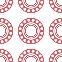Abstract painted circle tile pattern with artistic splashes and drips on white for expressive visuals vector