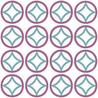 Abstract gradient circle tile pattern with fluid transitions on white background for a dynamic visual experience vector
