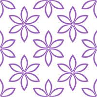 Abstract lilac petals seamless tile pattern artistic isolated white background ideal for creative projects posters wallpapers digital media vector
