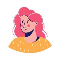 Take a look at this amazing icon of female avatar in modern style,,., vector