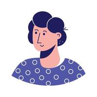 Take a look at this amazing icon of female avatar in modern style.,.. vector
