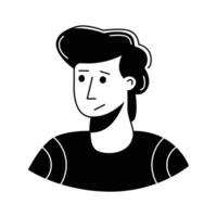 Stylish man with a beard wearing outfit, ready to use ,.,' vector