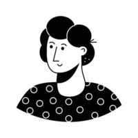 Take a look at this amazing icon of female avatar in modern style, ..' vector