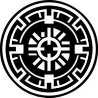 Hobo pattern icon in filled style vector