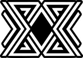 Alright symbol icon in glyph style vector