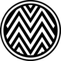 Chevron hobo icon in filled style vector