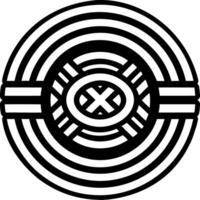 A glyph style icon of holy sign symbol vector