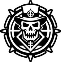 A solid style icon of thief hobo symbol vector