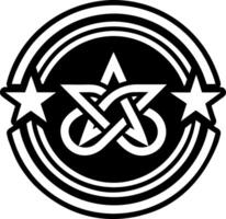 Celestial bodies icon in solid style vector