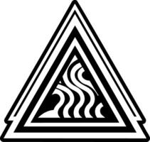 Path hobo symbol icon in solid style vector