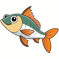 Perch Fish for Nature Projects vector