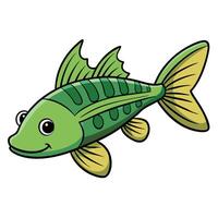 Realistic Pleco Fish Illustration vector