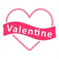Valentine icon concept vector
