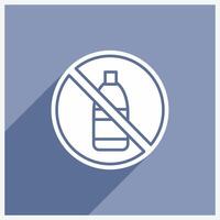 Illustration of Icon Design Prohibited Drinking While Fasting With Shadow vector