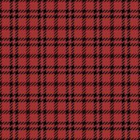 Variation background textile , grid tartan seamless fabric. English texture check pattern plaid in red and black colors. vector