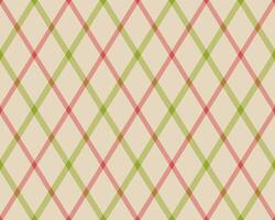 Elegant pastel plaid pattern in soft green and pink hues on a creamy background. Perfect for website backgrounds, textile designs, or wrapping paper. Creates a subtle yet stylish visual texture. vector