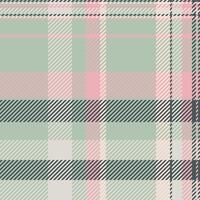 Unique texture background, canadian seamless plaid textile. Dimensional fabric tartan check pattern in pastel and light colors. vector