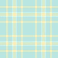 Simplicity fabric plaid texture, new york textile check background. Card tartan seamless pattern in light color. vector