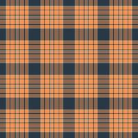 Image fabric plaid check, nostalgia textile pattern. Rural background tartan texture seamless in orange and pastel colors. vector