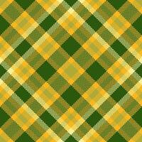Vibrant yellow and green geometric plaid pattern. Perfect for textile design, wallpaper, or website backgrounds. Striking diagonal lines create a dynamic and modern feel. vector