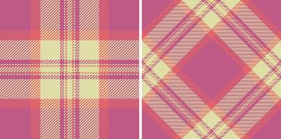 Textile plaid check of background texture seamless with a tartan pattern fabric. vector
