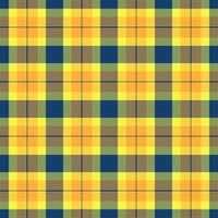 Stripped check background, net pattern textile tartan. Template plaid seamless texture fabric in amber and yellow colors. vector