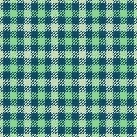 Back pattern texture textile, fur plaid seamless fabric. Canadian check tartan background in cyan and light colors. vector