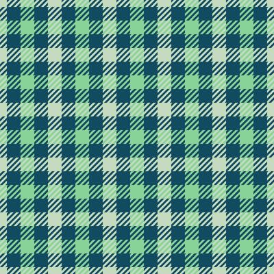 Back pattern texture textile, fur plaid seamless fabric. Canadian check tartan background in cyan and light colors.