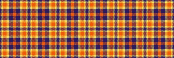 Relief texture seamless , deco pattern background fabric. Rough plaid textile tartan check in indigo and bright colors. vector