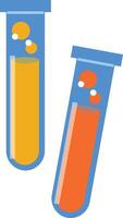 Illustration of Test Tubes with Colorful Liquids vector