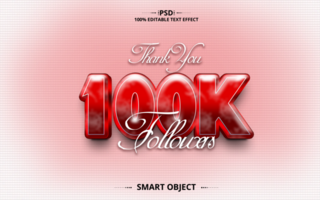 100K Editable text effect Design font style psd