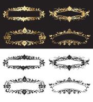 gold ribbon luxury, ribbon flower, classcic ribbon , ribbon for wedding card vector