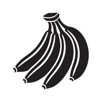 Banana icon flat design vector