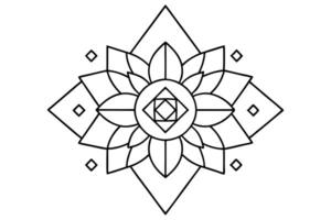 A Mandala Design Created vector