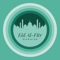 Creative Eid al-Fitr Theme - Ideal for Digital and Print Use vector