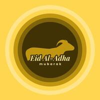 Elegant Eid al-Adha Background - Perfect for Greetings and Messages vector