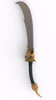 dragon sword with white background 8 photo