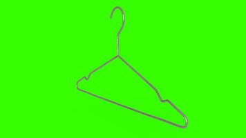 clothes hangers with green background 2 photo