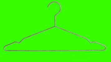 clothes hangers with green background 1 photo
