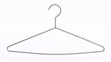 clothes hangers with white background 3 photo