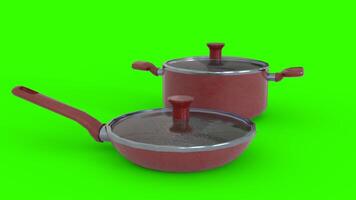 cooking utensils with green background 4 photo