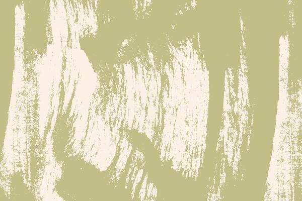 Green Retro Distressed Background with Big Artistic Brush Stroke. Hand draw big bold brush backdrop for vintage cover, ad, banner, poster
