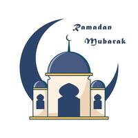 The Illustration of Ramadan Kareem vector